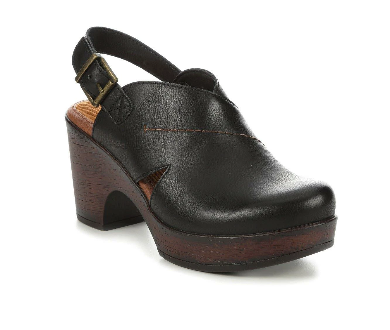 Wholesale ๐ Women's BOC Cecila Heeled Clogs Black ๐งจ - Image 3