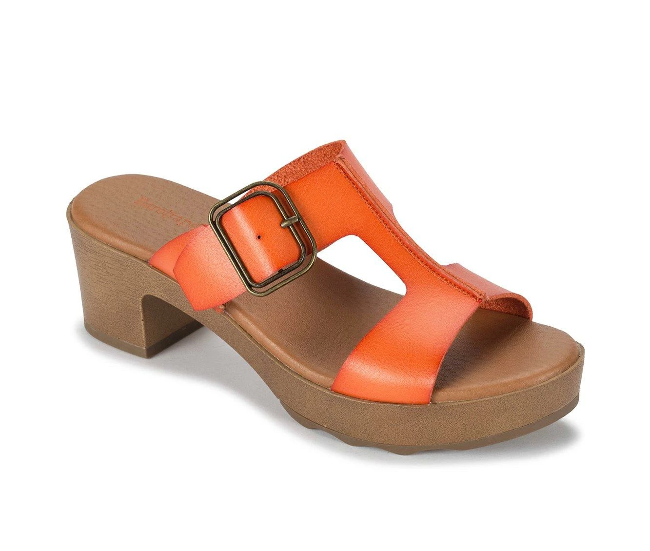 Best Sale π€© Women's Baretraps Gwenney Block Heel π Dress π©΄ Sandals Orange π - Image 3