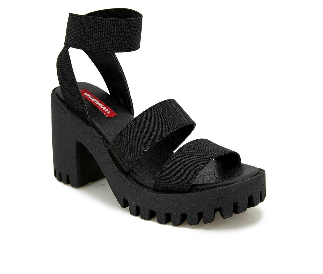 Coupon π Women's Unionbay Lucca Heeled π Dress π©΄ Sandals Black π - Image 3