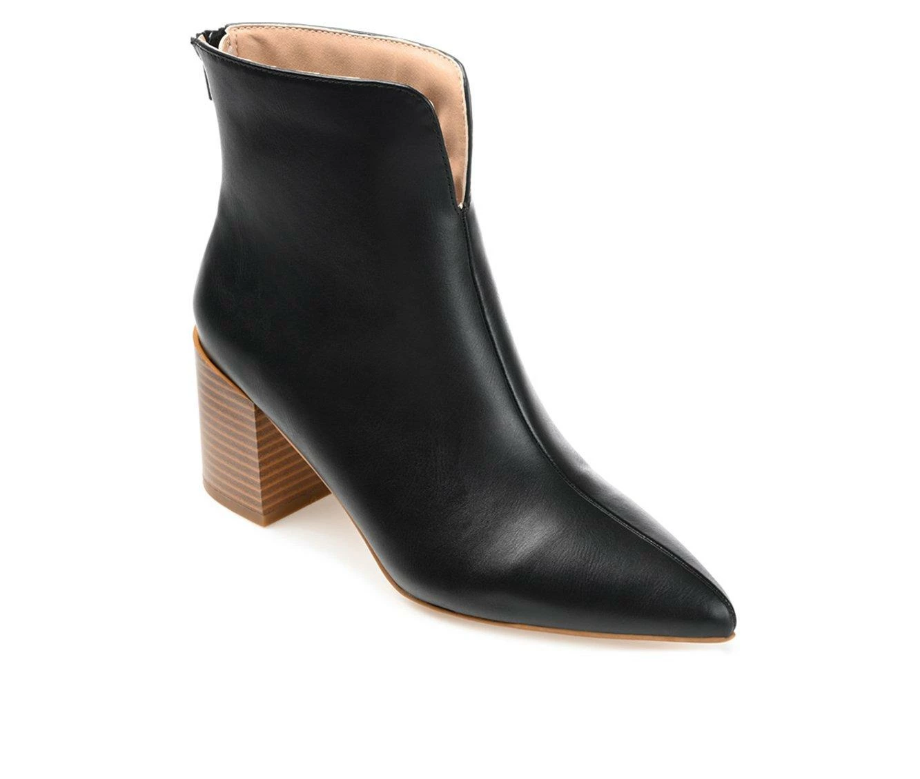 Top 10 π Women's Journee Collection Kayden Block Heel Booties Black π - Image 3