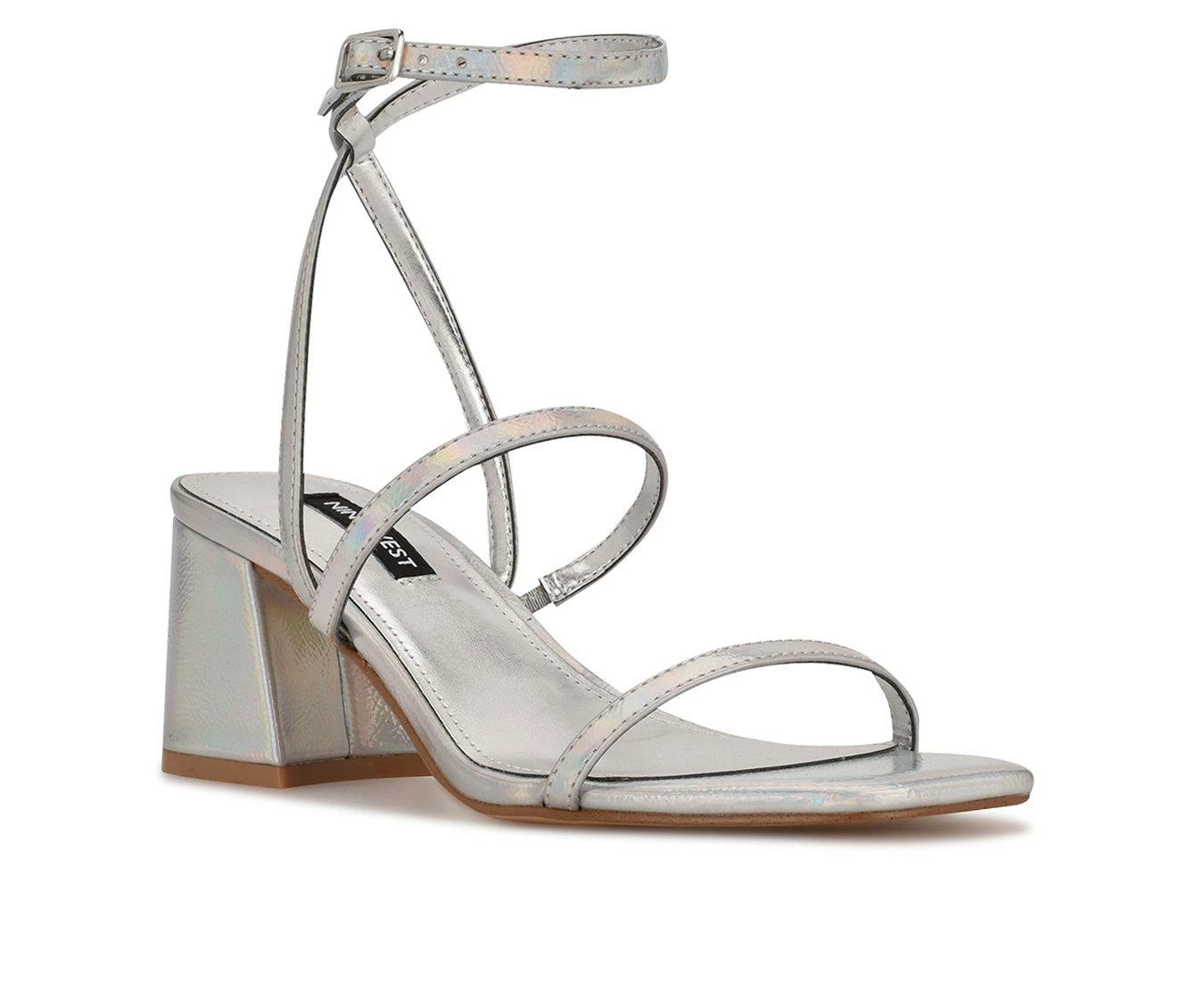 Budget π€© Women's Nine West Gali π Dress π©΄ Sandals Irides Silver β - Image 3