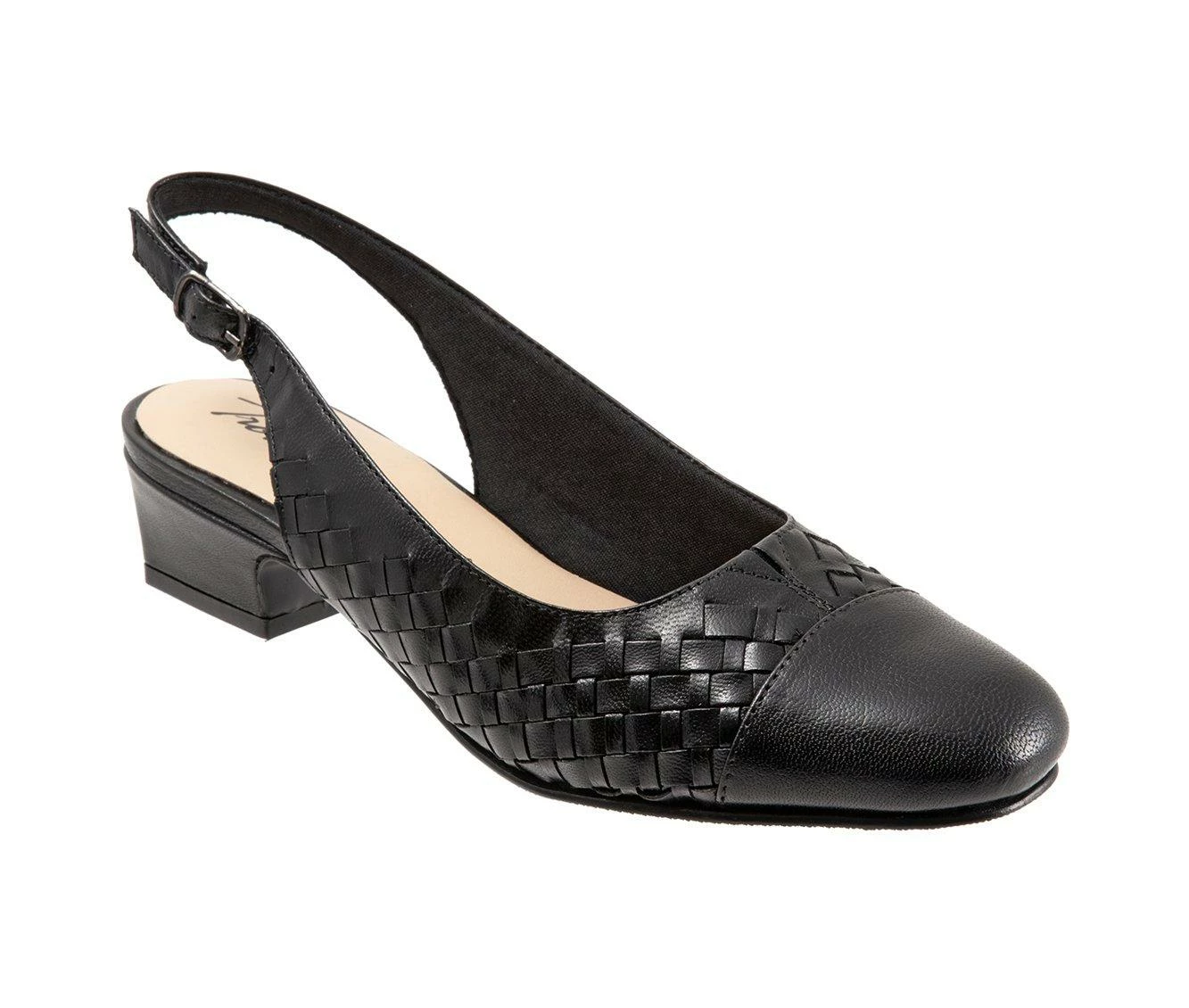 Discount ๐ Women's Trotters Dea Woven Slingback Pumps Black ๐ฅฐ - Image 3