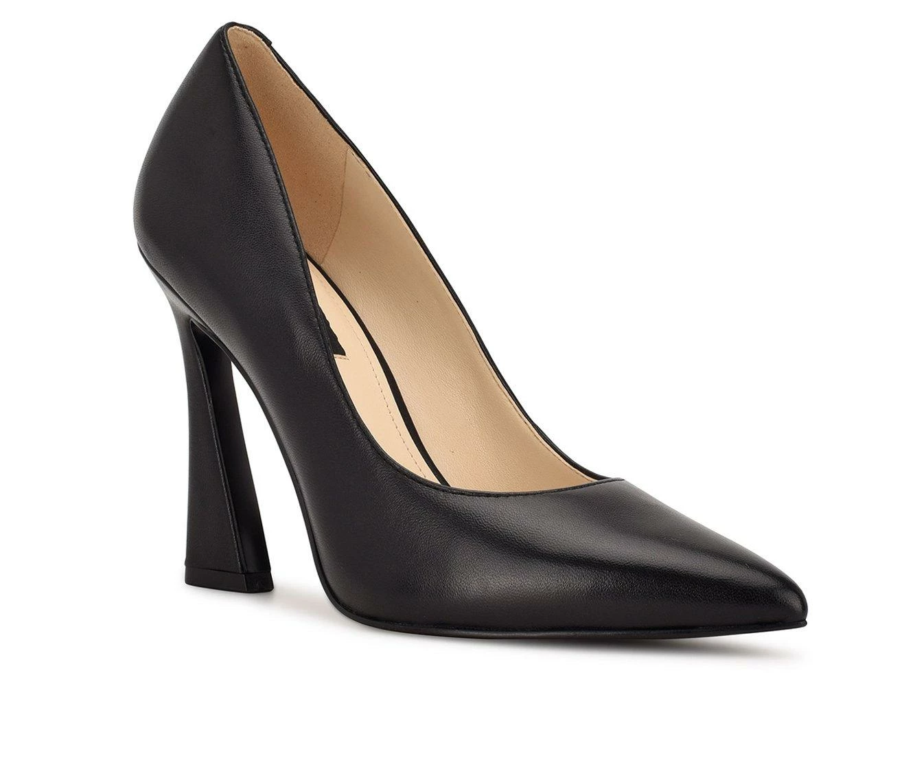 New β Women's Nine West Trendz Pumps Black Leather π - Image 3