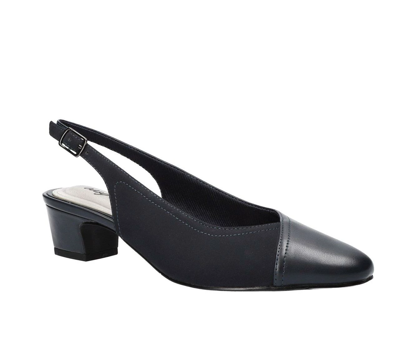 Outlet 👏 Women's Easy Street Pratt Slingback Pumps Navy 😀 5 Outlet 👏 Women's Easy Street Pratt Slingback Pumps Navy 😀 - Image 3