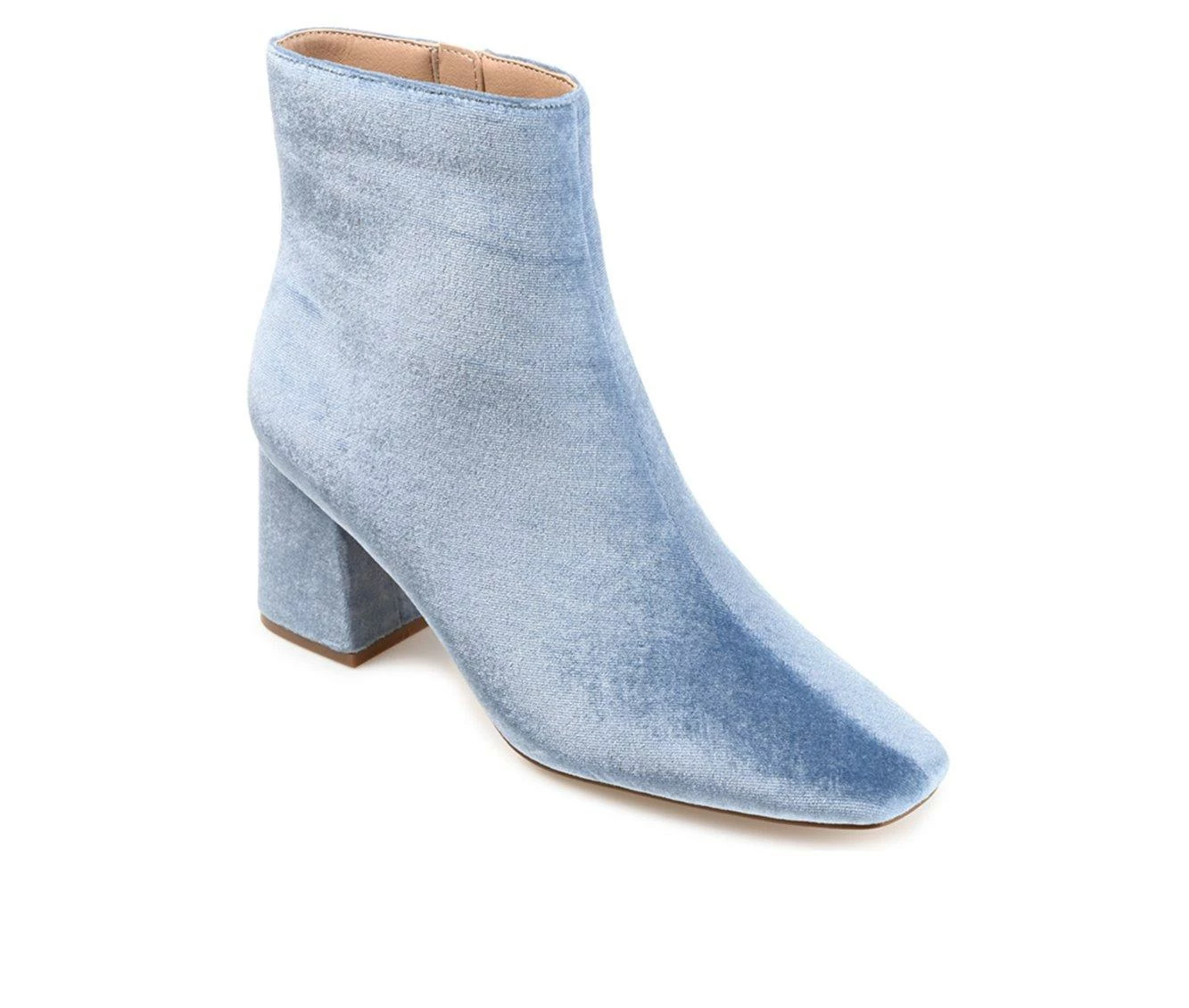 Hot Sale βοΈ Women's Journee Collection Hazara Heeled Booties Blue π - Image 3