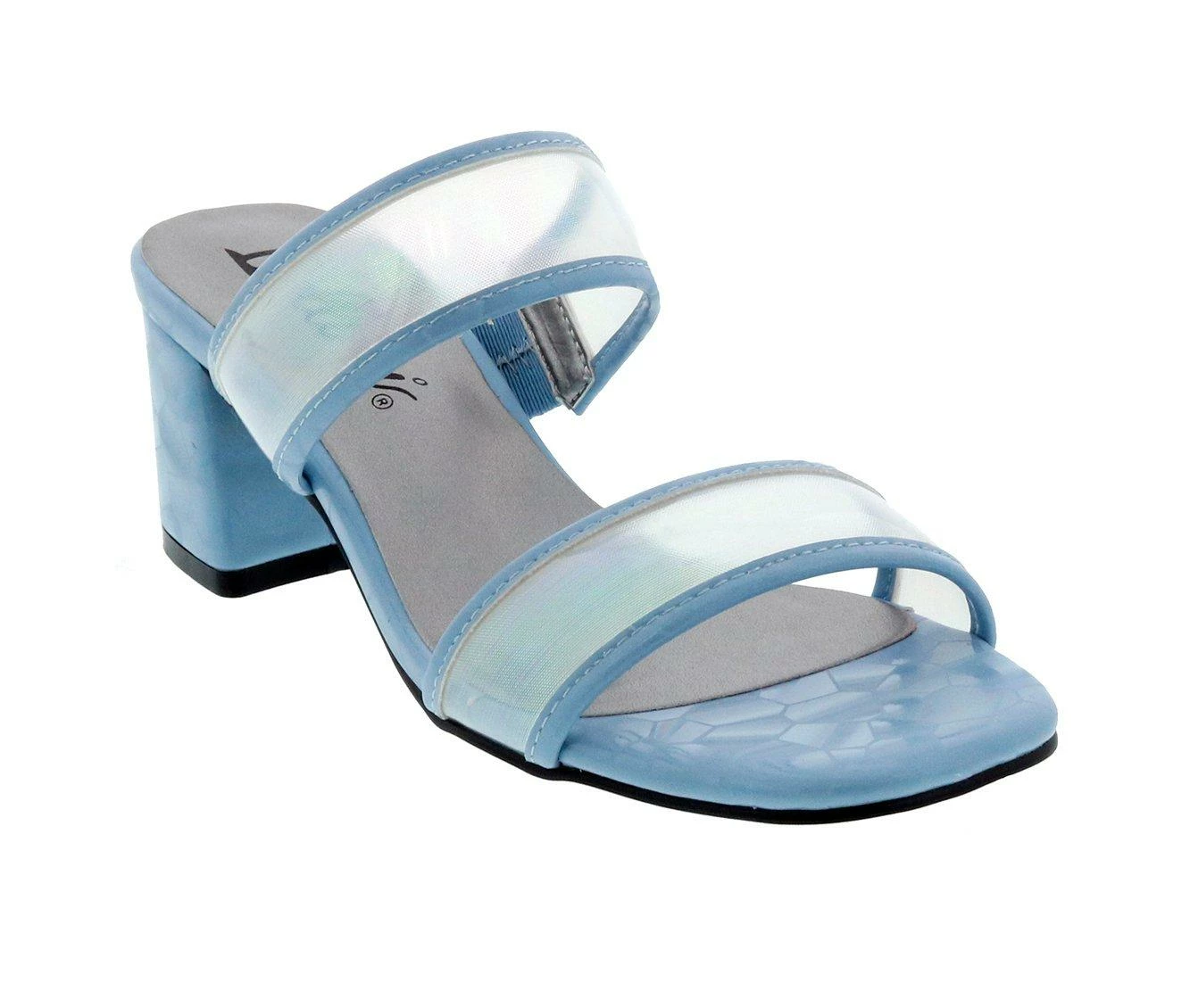 Outlet β Women's Bellini Fizzle Mule π Heels Blue/Lucite β¨ - Image 3