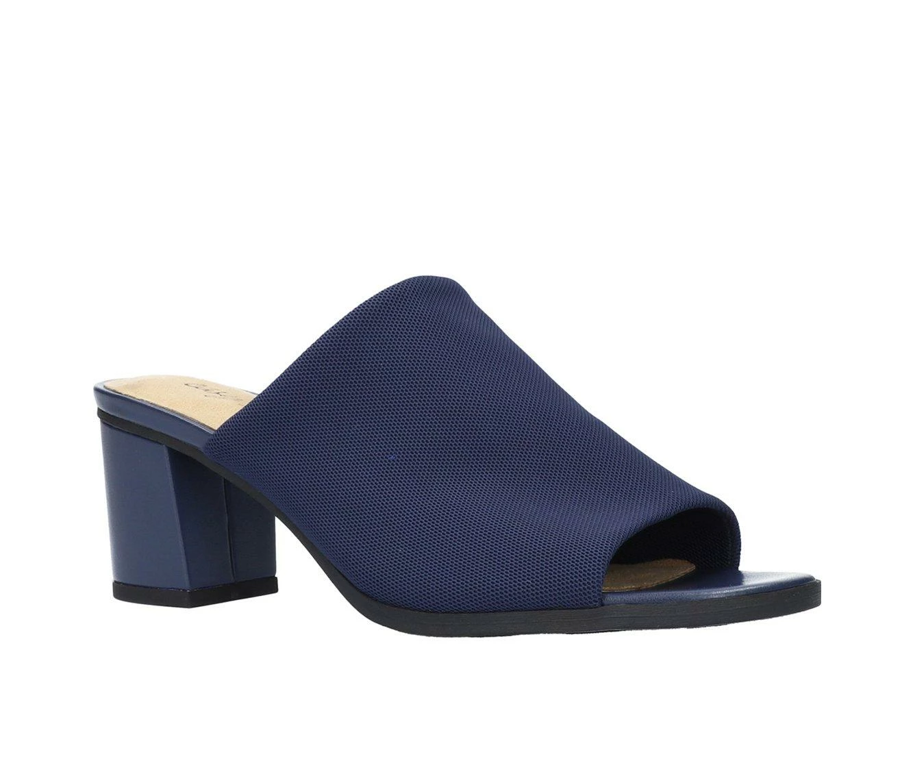 Best deal π― Women's Easy Street Carmella π Dress Mules Navy Strech π - Image 3