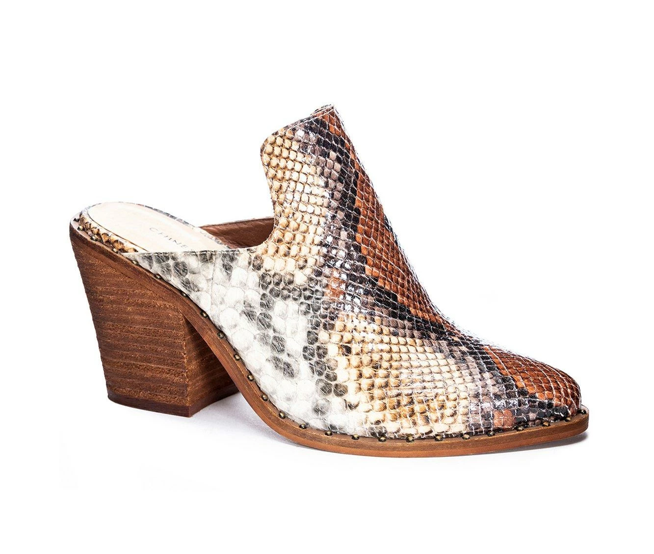 Brand new ๐ Women's Chinese Laundry Springfield Mule ๐ Heels Yellow/Dk Brown โญ - Image 3