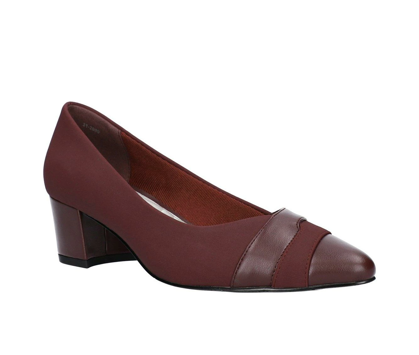 Best Sale ๐ Women's Easy Street Elle Pumps Burgundy Suede ๐ - Image 3