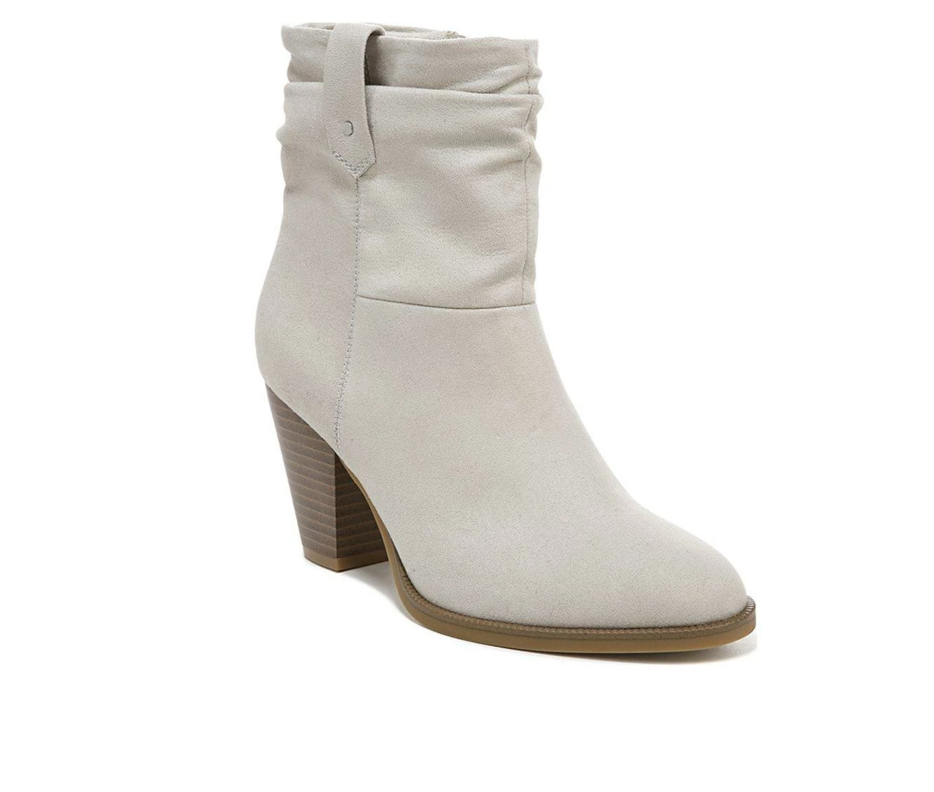 Budget π Women's Dr. Scholls Kall Me Heeled Mid Calf Booties Oyster π€© - Image 3