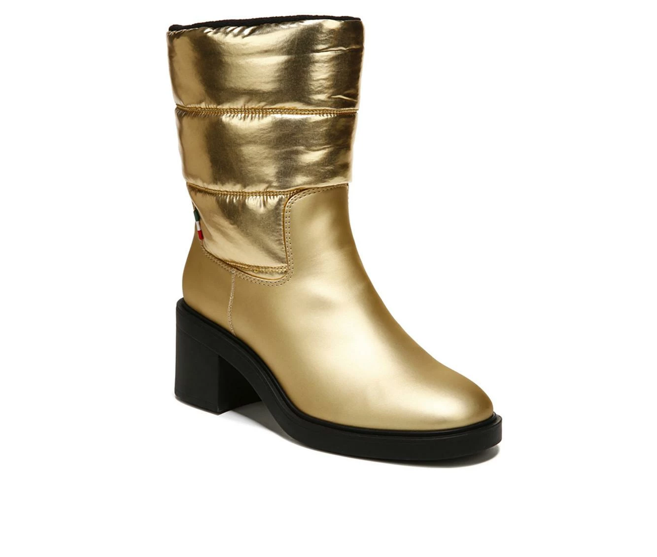 Hot Sale ⭐ Women's Franco Sarto Snow Heeled Booties Gold ⭐ - Image 3