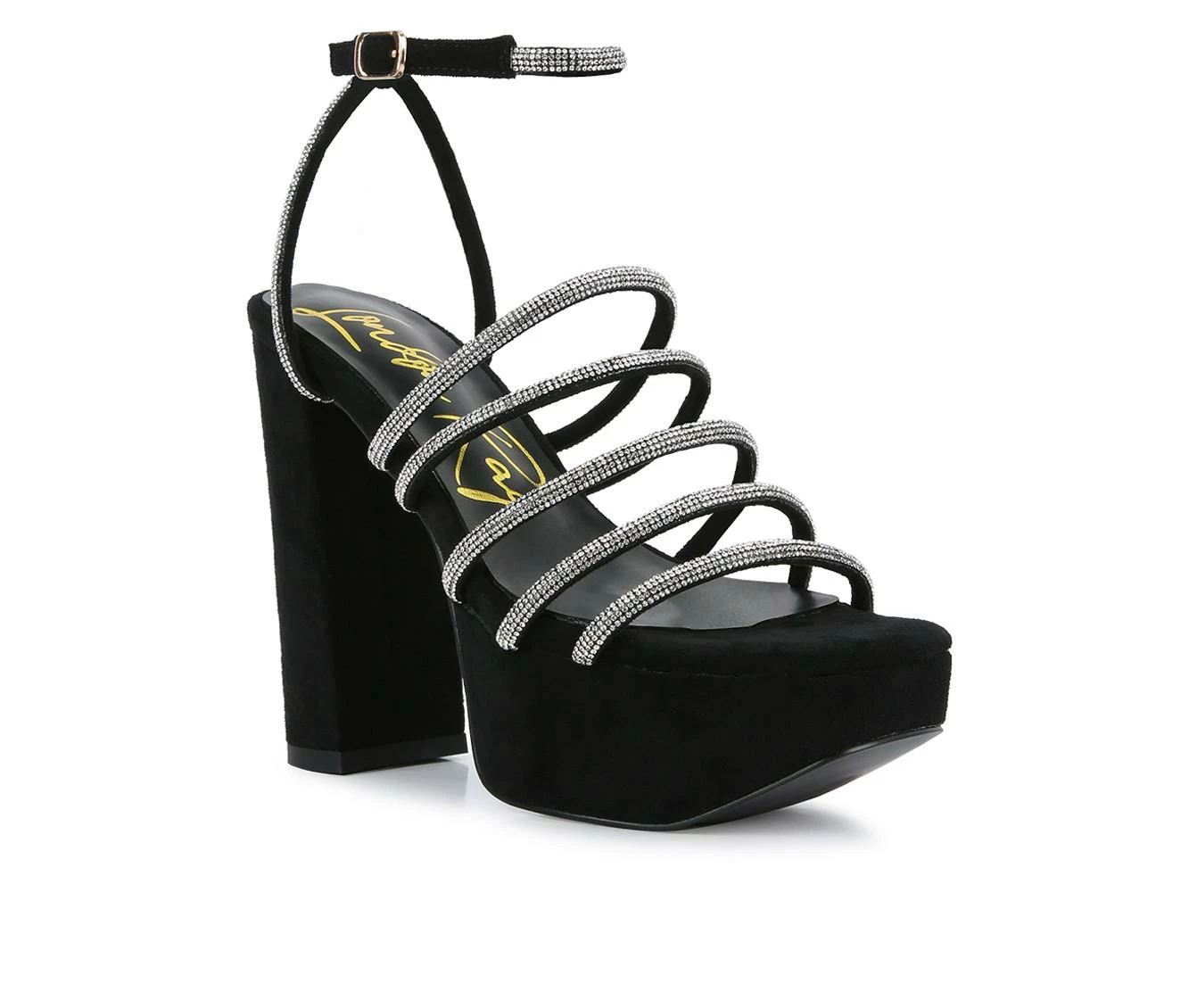 Best Sale π Women's London Rag Trick Platform π Dress π©΄ Sandals Black π₯ - Image 3