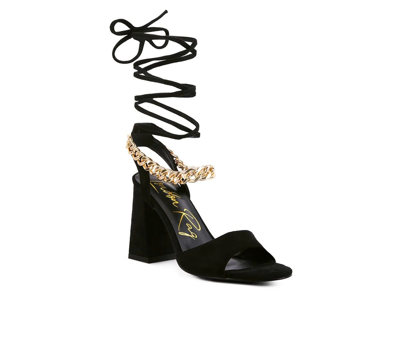 Best Sale β€οΈ Women's London Rag Gone Gurl π Dress π©΄ Sandals Black π - Image 3