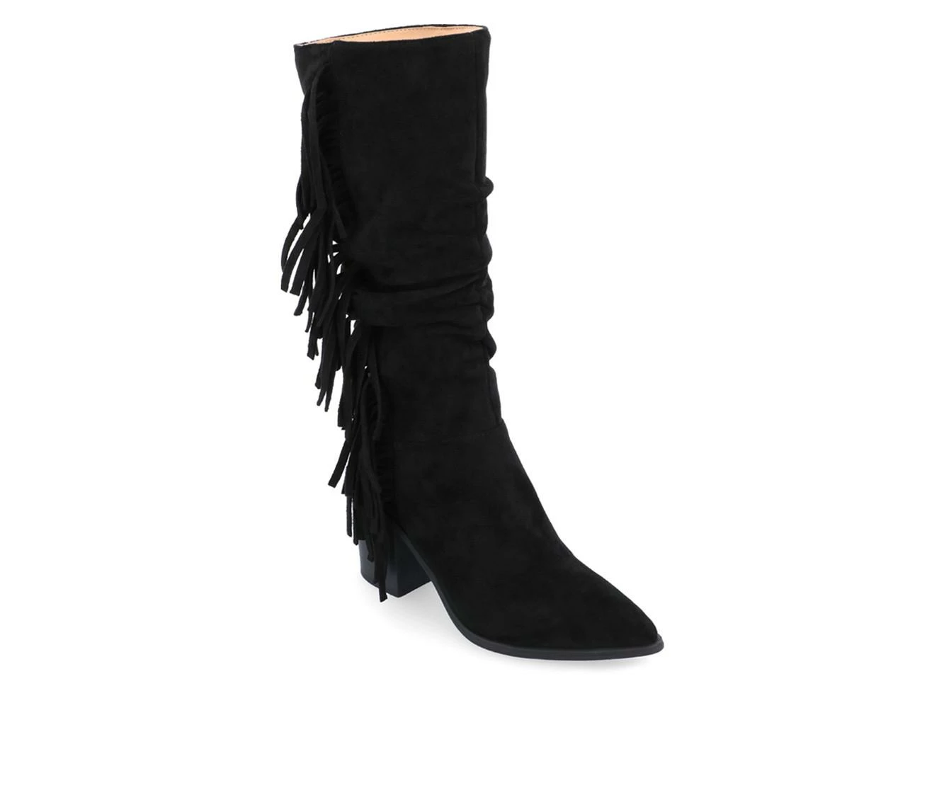 Coupon π₯ Women's Journee Collection Hartly-WC Mid Calf Western Inspired Boot Black 𧨠- Image 3