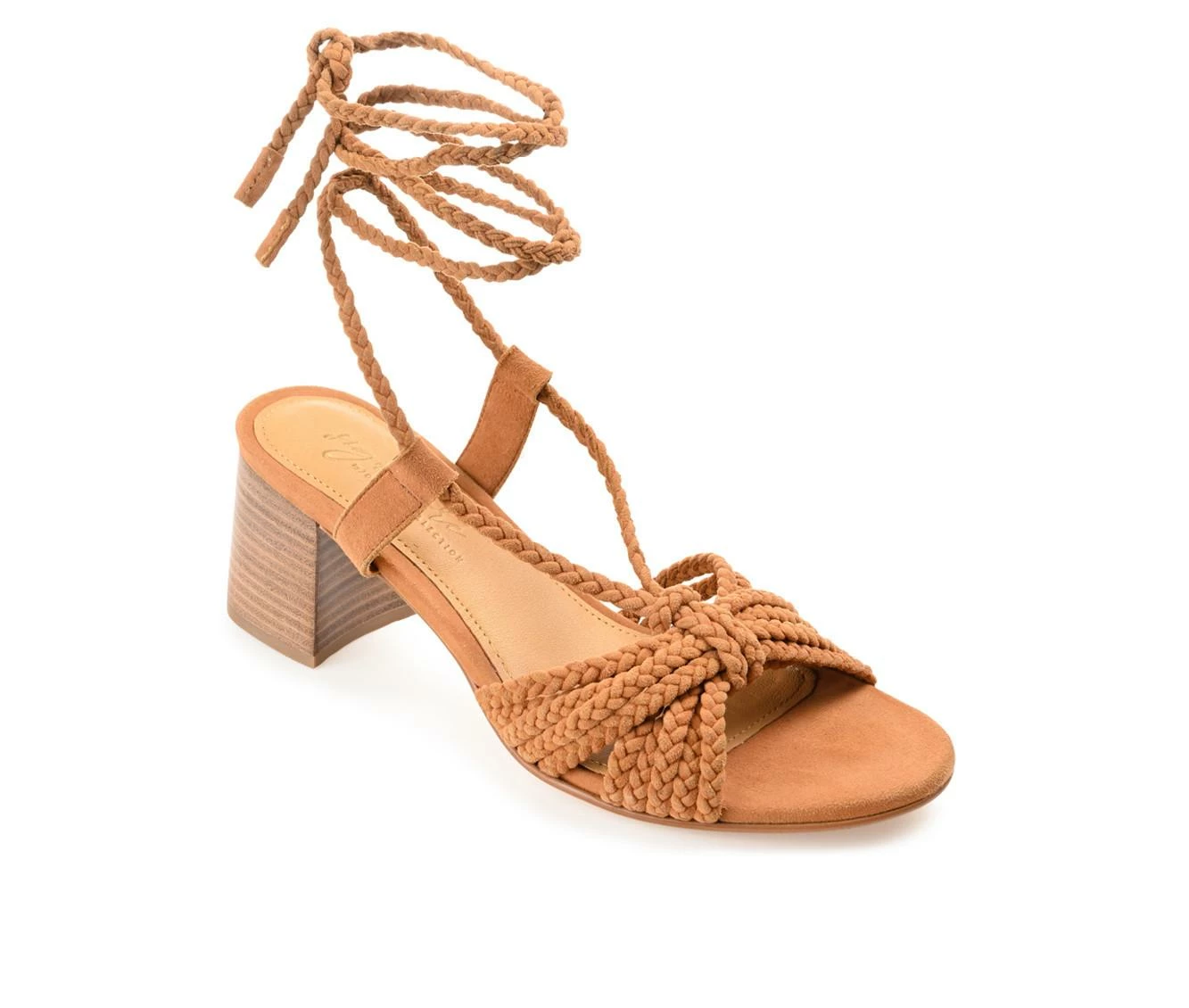 Cheapest π Women's Journee Signature Railee π Dress π©΄ Sandals Cognac π - Image 3