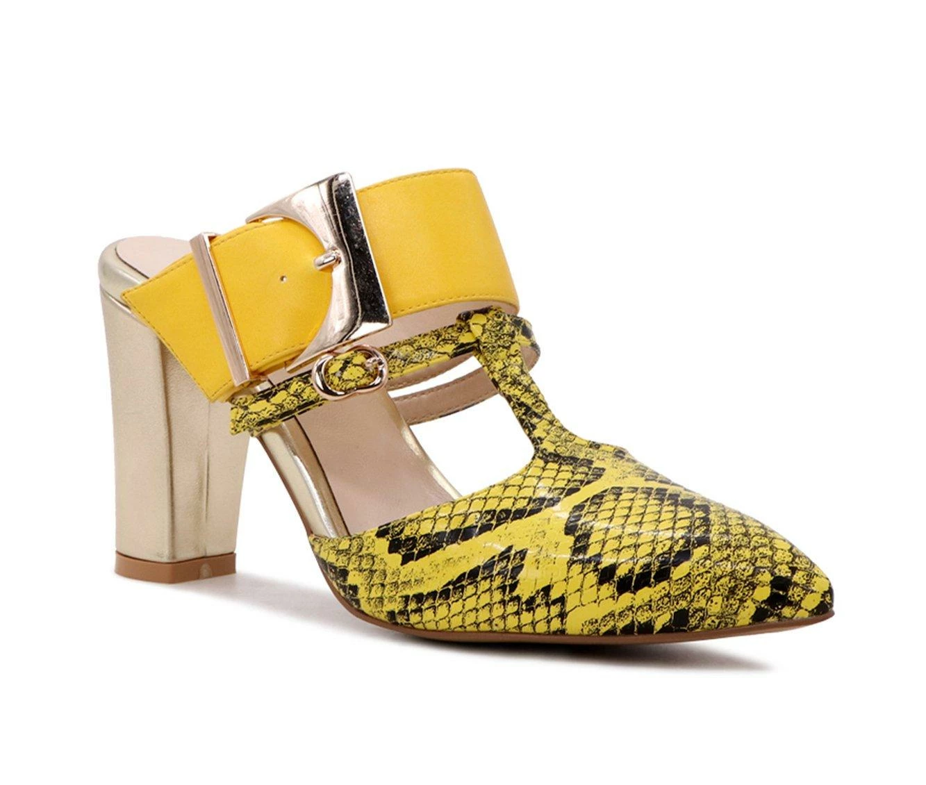 New π Women's London Rag Dina Pumps Yellow π - Image 3