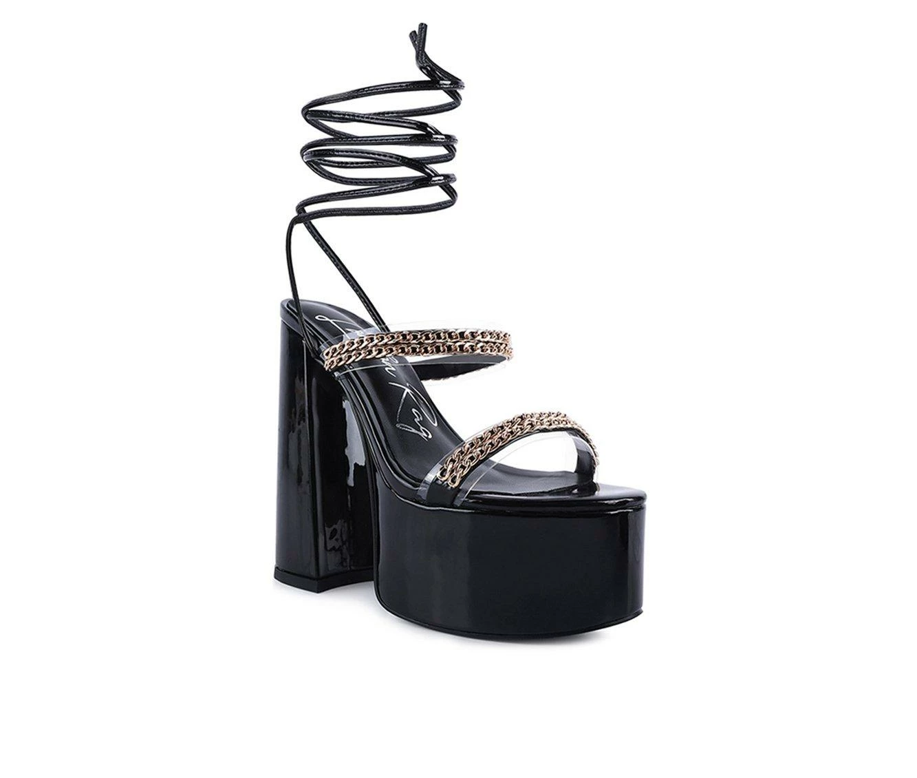 Best reviews of π Women's London Rag Indulgence Platform π Dress π©΄ Sandals Black π€© - Image 3