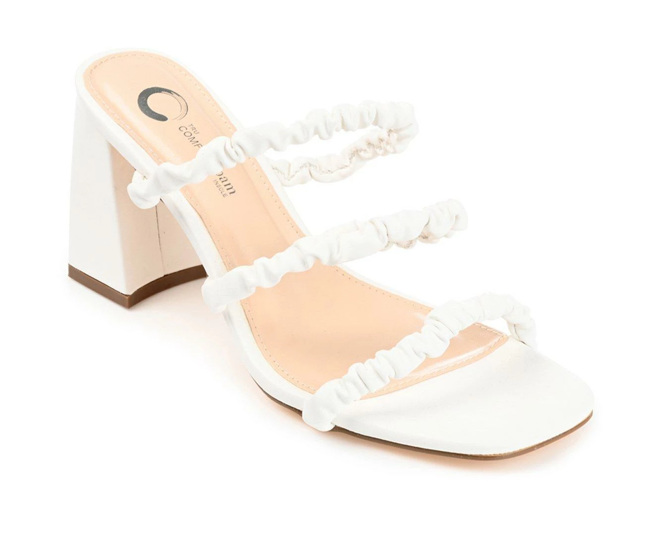 Best deal β¨ Women's Journee Collection Reagaan π Dress π©΄ Sandals White π 5 Best deal β¨ Women's Journee Collection Reagaan π Dress π©΄ Sandals White π - Image 3
