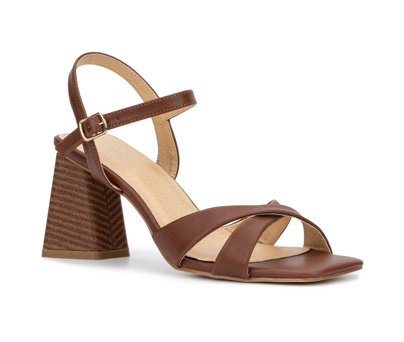 Promo β¨ Women's New York And Company Kathie π Dress π©΄ Sandals Cognac β€οΈ - Image 3