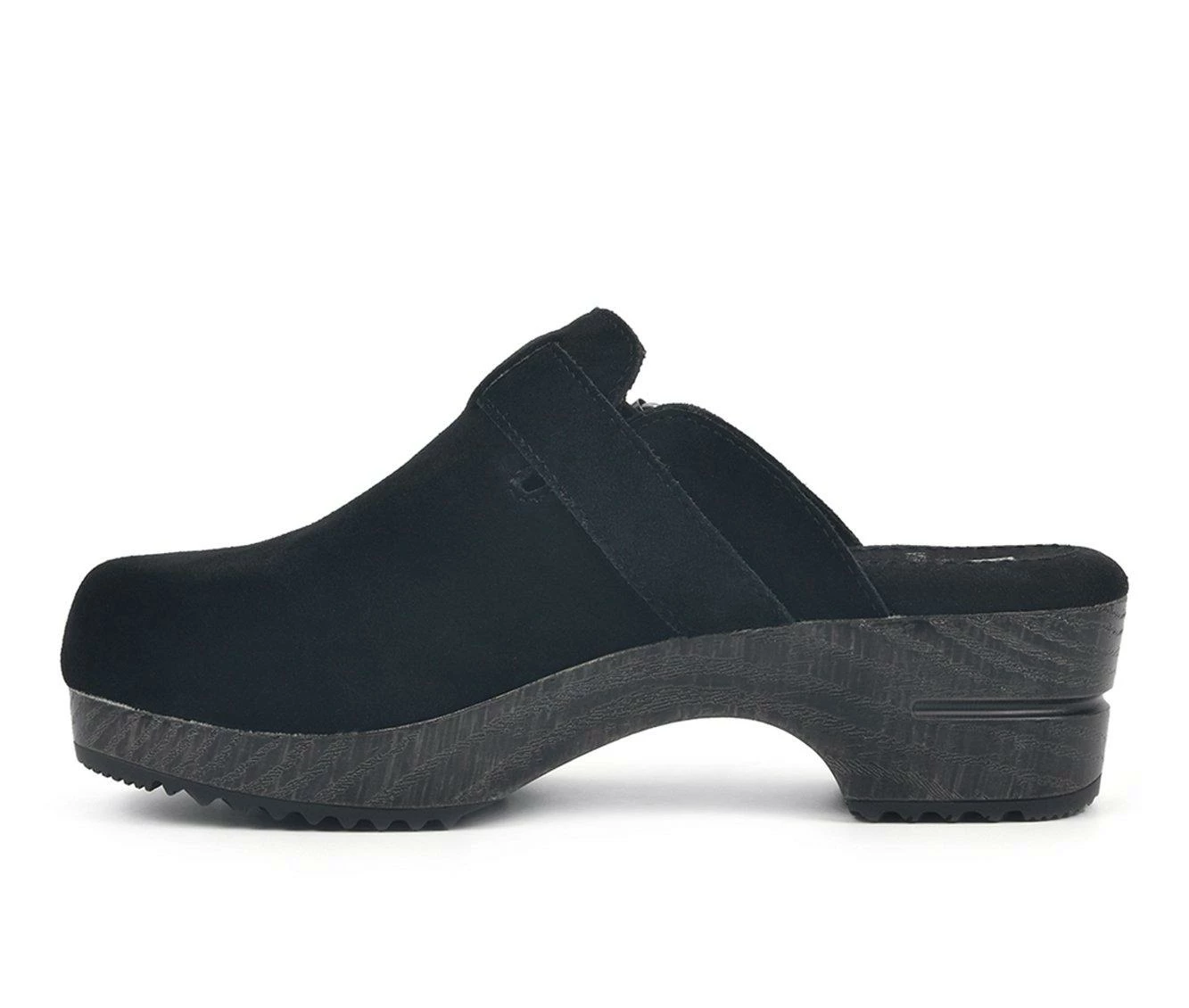 Buy ๐ Women's White Mountain BeHold Clogs Black Suede ๐ - Image 4
