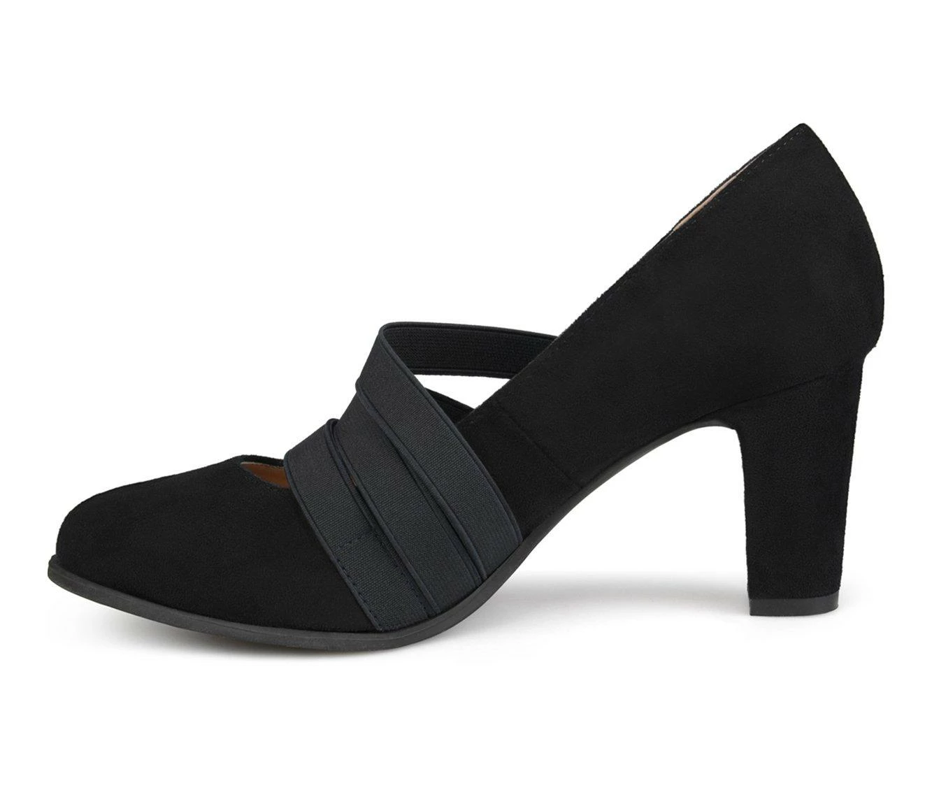 Wholesale π― Women's Journee Collection Loren Pumps Black Wide β¨ - Image 4