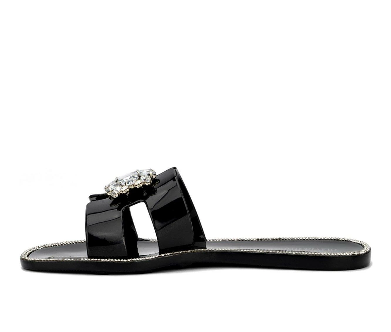 Best Sale π Women's Olivia Miller Kai Platform Wedge π©΄ Sandals Black π - Image 4