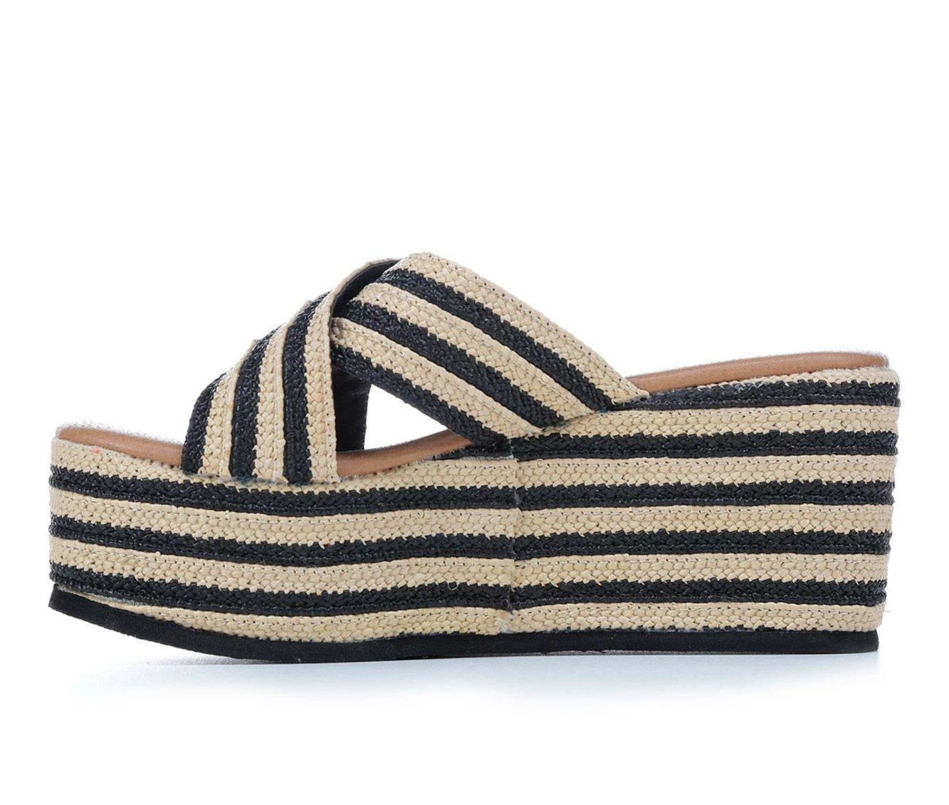 Outlet β€οΈ Women's Patrizia Rafi Platform Wedges Black Multi π - Image 4