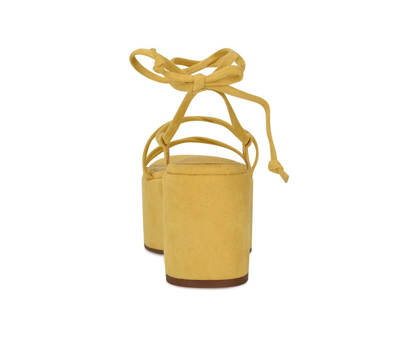 Best Sale βοΈ Women's Nine West Benet Platform Wedge π©΄ Sandals Yellow β - Image 4