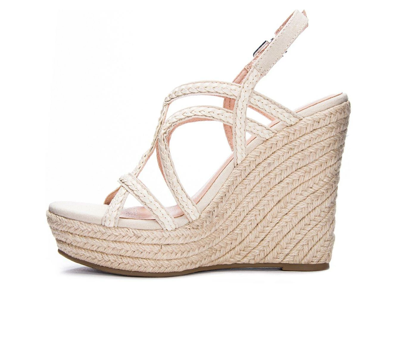 Wholesale π Women's Chinese Laundry Maylin Platform Espadrille Wedges Cream β - Image 4