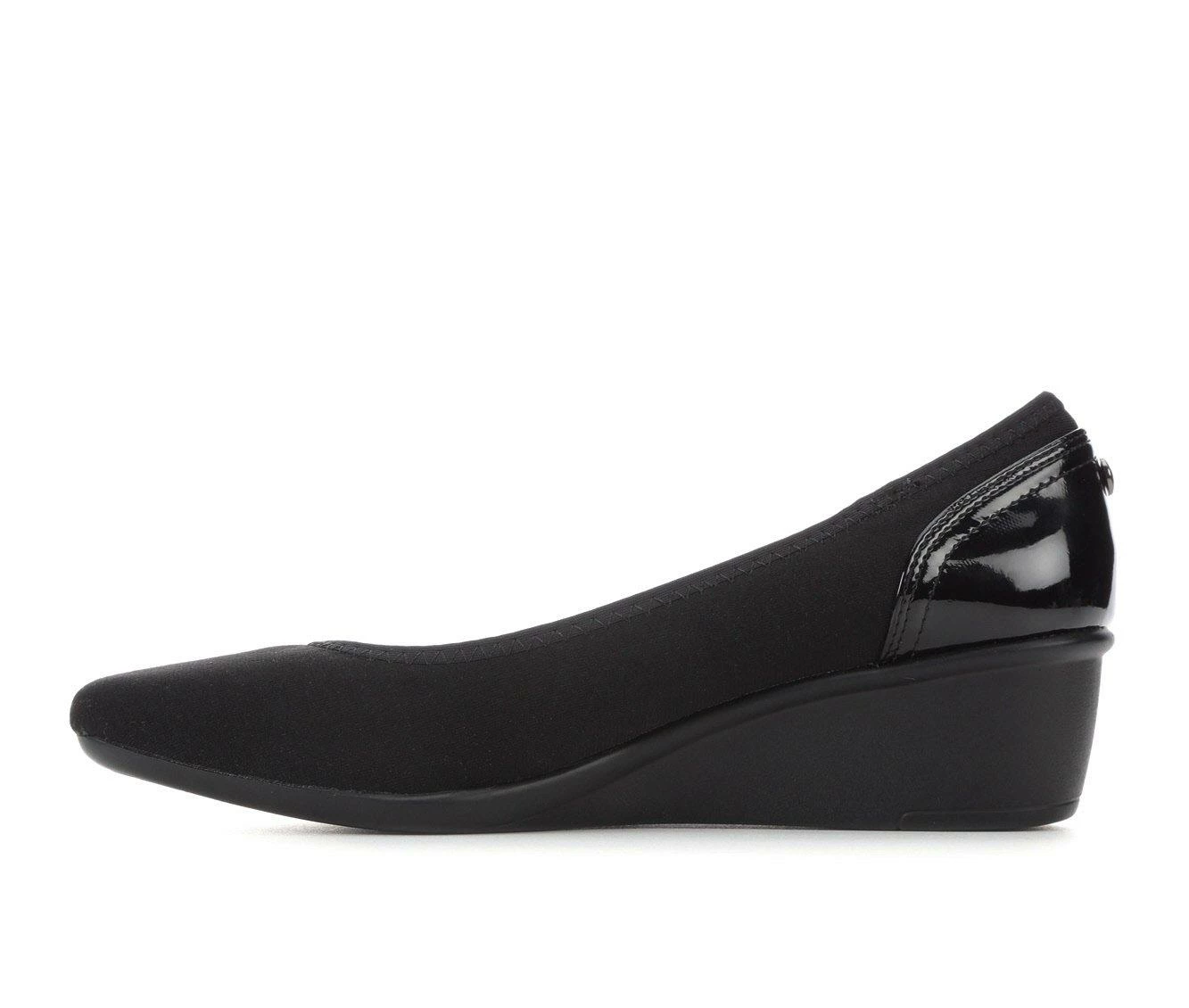 Best Sale π Women's Anne Klein Malani Wedges Black π - Image 4
