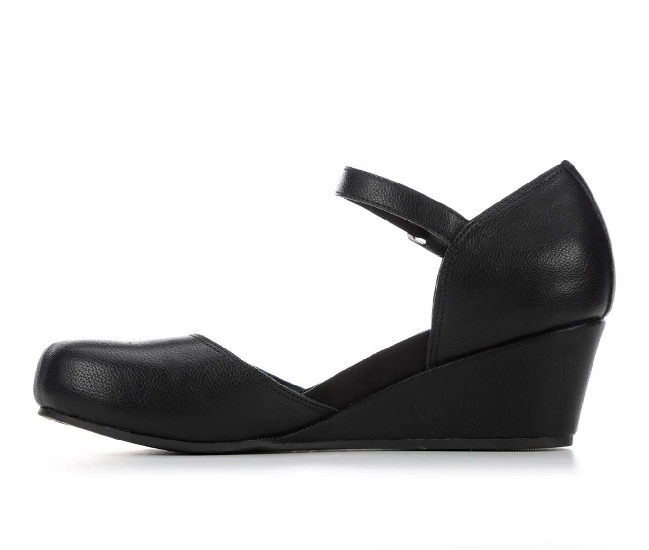 Promo π€© Women's Vintage 7 Eight Finley Wedges Black 𧨠- Image 4