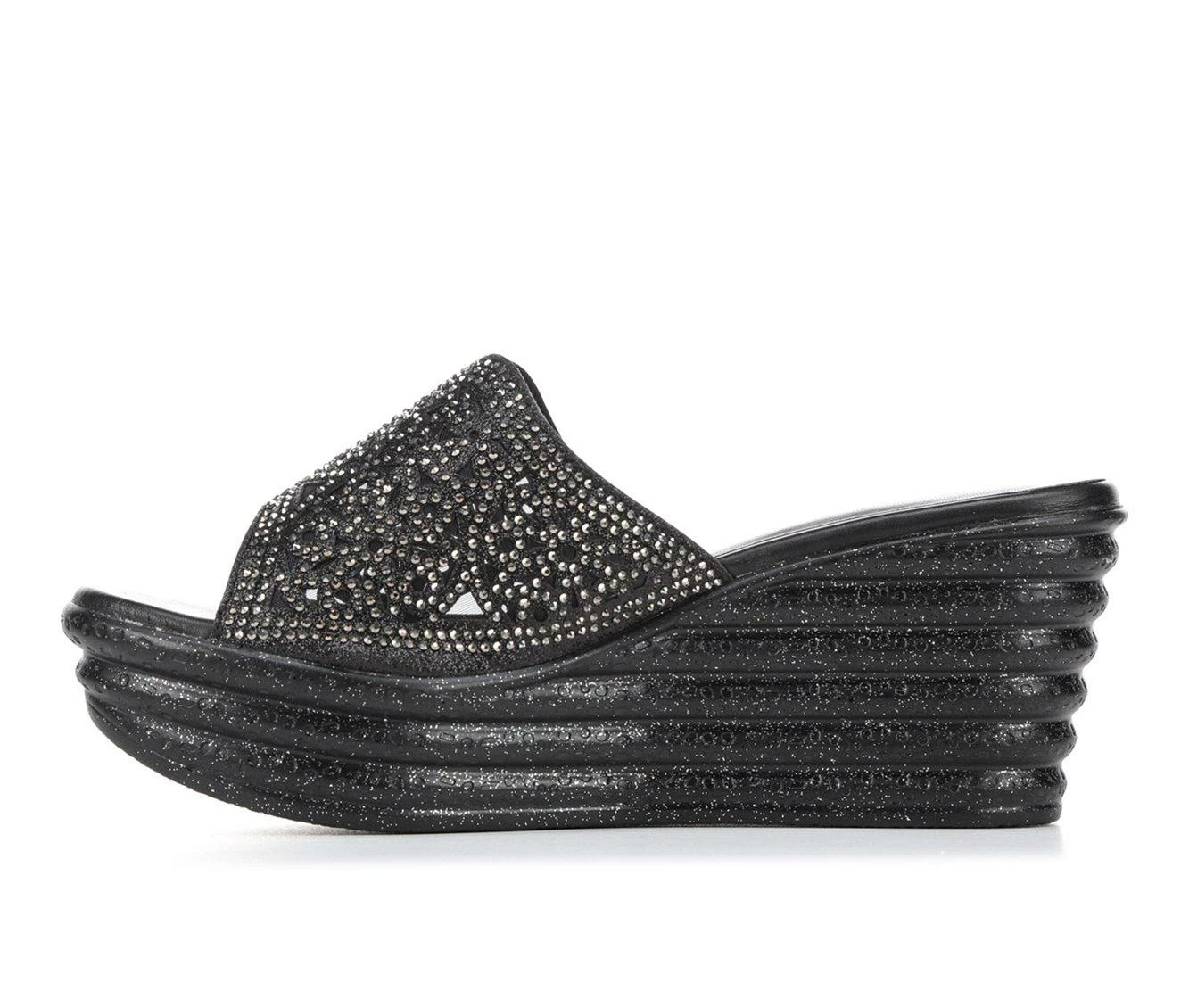 Wholesale 🧨 Women's Patrizia Leziza Wedges Black ✨ - Image 4