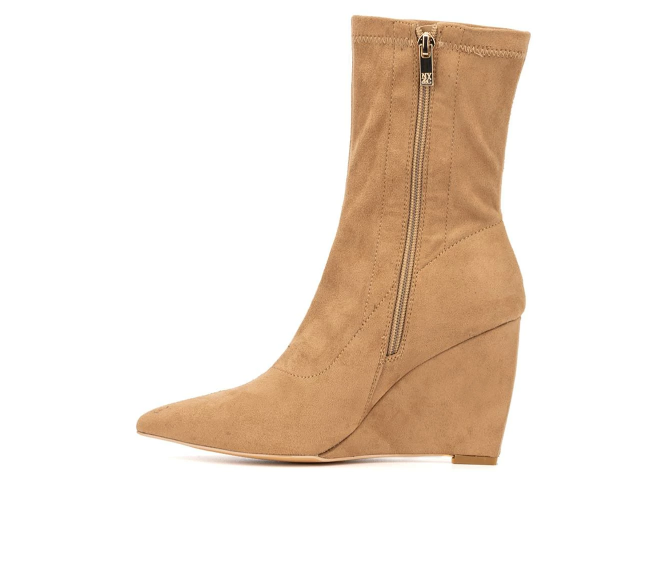 Outlet β Women's New York And Company Odette Wedge Booties Nude π - Image 4