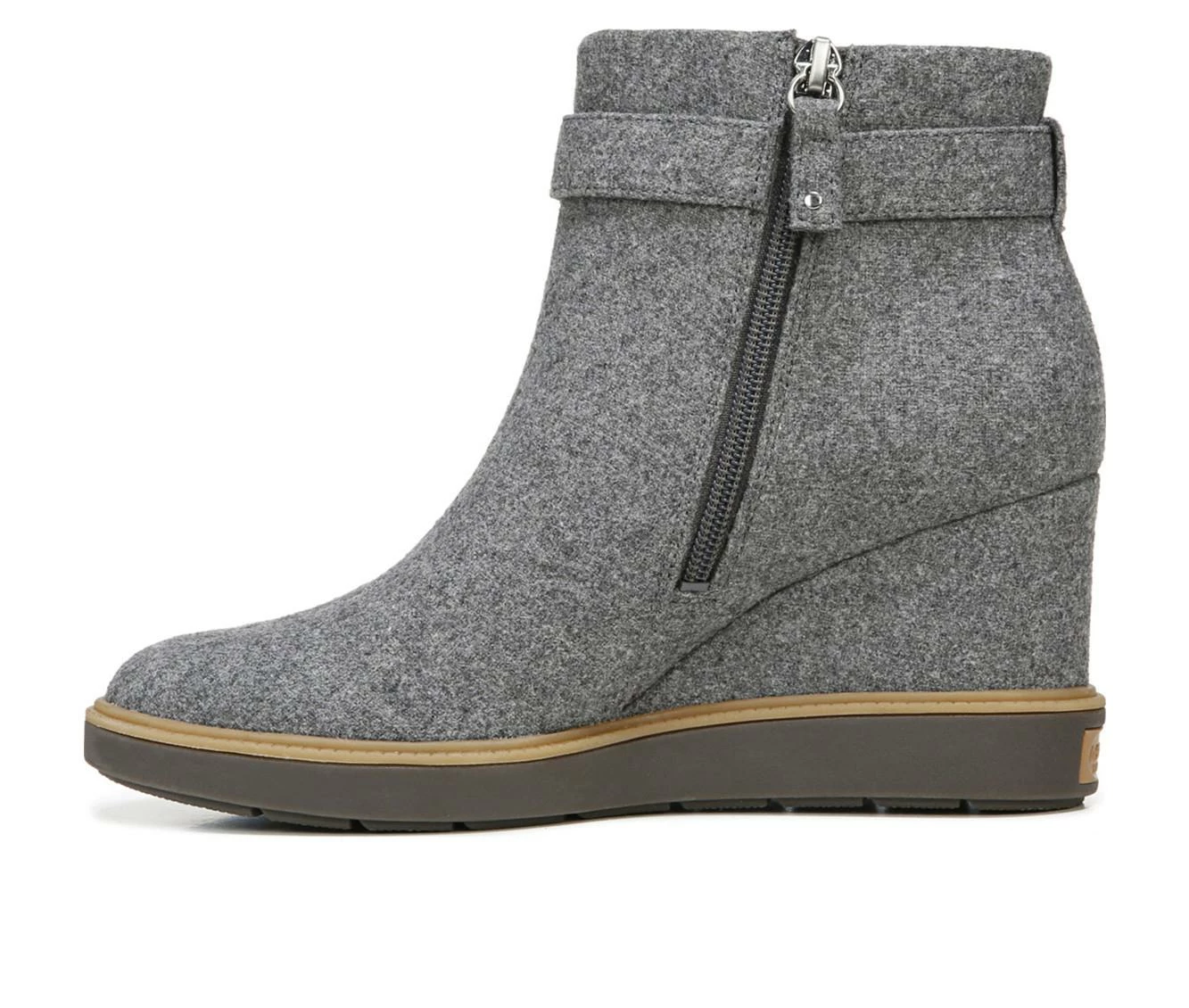 Best reviews of β€οΈ Women's Dr. Scholls Jacinda Wedge Booties Grey Flannel π₯ - Image 4
