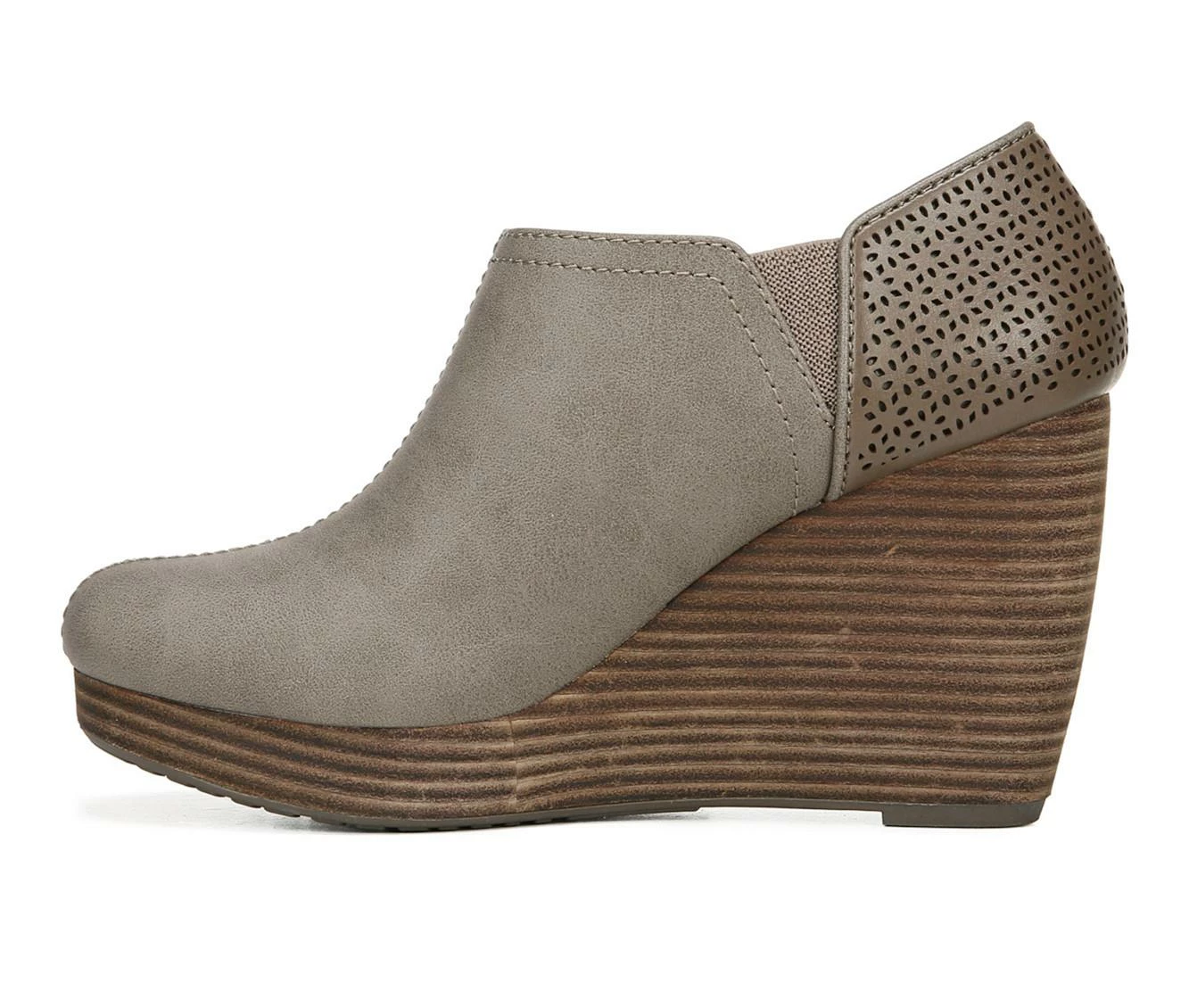 Best Pirce π Women's Dr. Scholls Harlow Wedge Booties Taupe Synthetic π₯° - Image 4