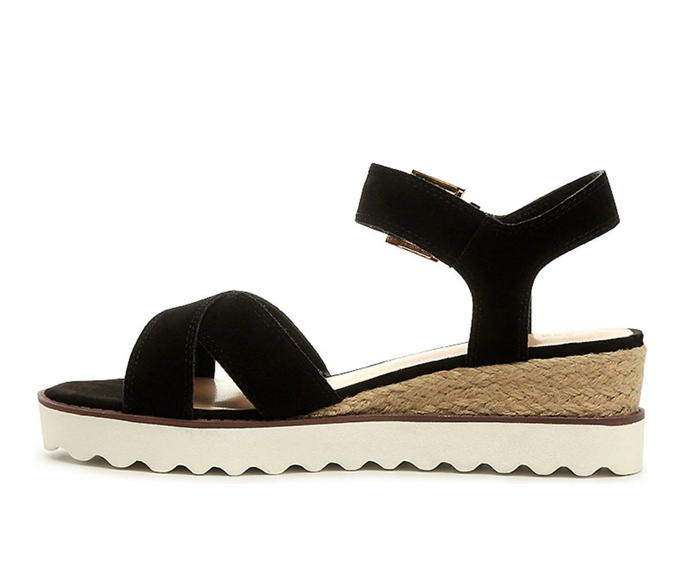 Best reviews of β¨ Women's Rag & Co Casa Wedge π©΄ Sandals Black π - Image 4