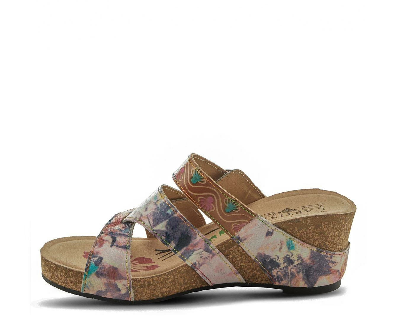 Deals π Women's L'Artiste Baocire Wedge π©΄ Sandals Camel Multi π€© - Image 4