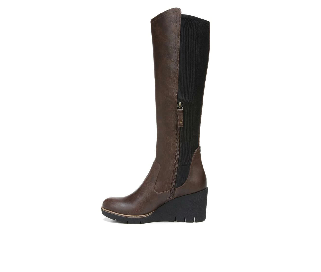 Budget π Women's Dr. Scholls Lindy Knee High Wedge π₯Ύ Boots Fudge Brown β¨ - Image 4
