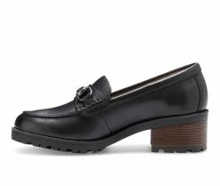 Buy 🛒 Women's Eastland Gwen Heeled Loafers Black 😀 -b.o.c Sales 3 151