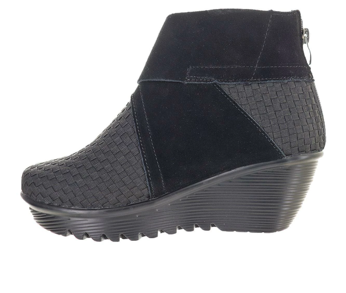 Best deal π Women's Bernie Mev Jacqueline Wedge Booties Black βοΈ - Image 4