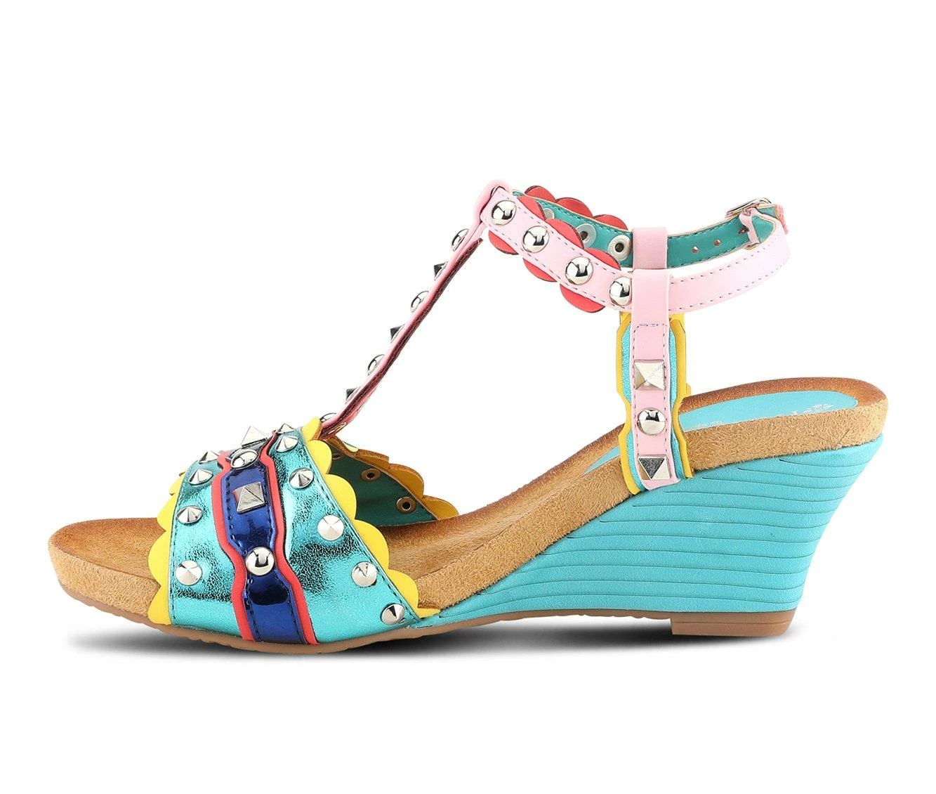 Outlet π Women's Patrizia Wildhoney Wedge π©΄ Sandals Pink Multi π - Image 4