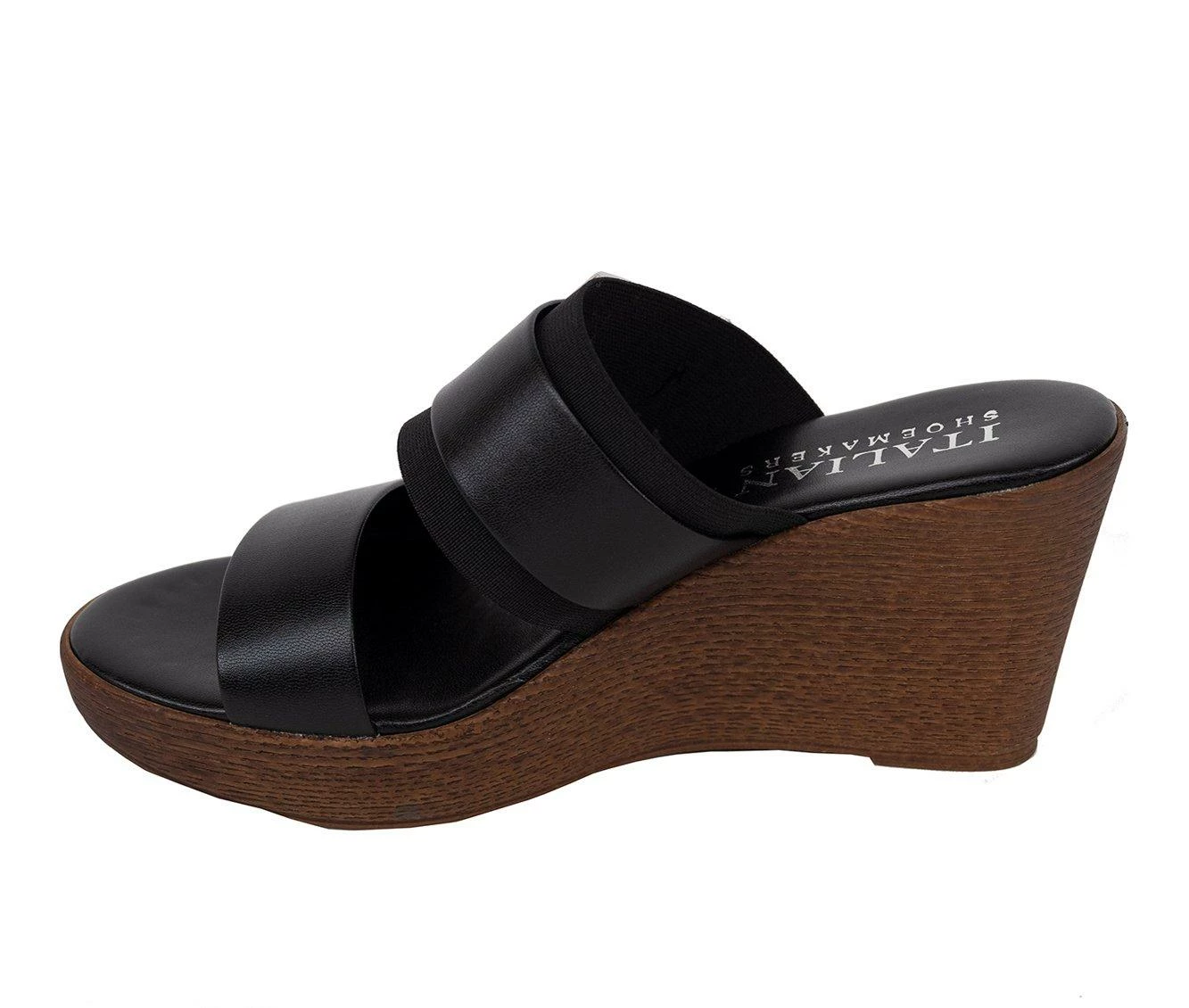 Top 10 π€© Women's Italian π Shoemakers Cai Wedge π©΄ Sandals Black π - Image 4