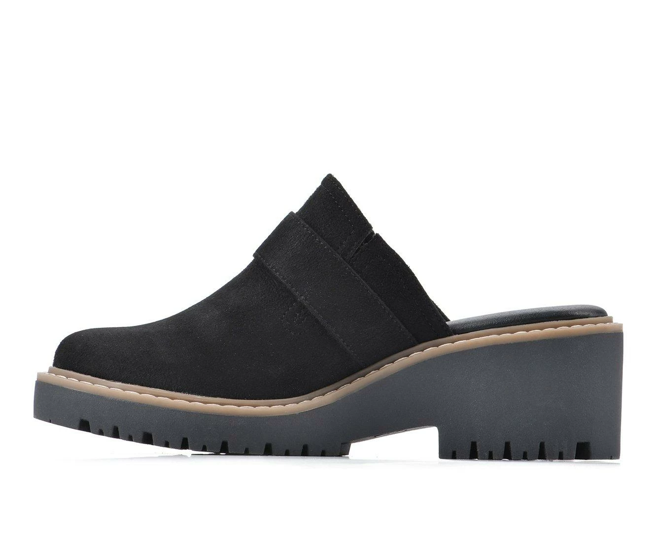 Best Pirce ๐ Women's White Mountain Daring Wedge Mules Black Wide ๐ - Image 4