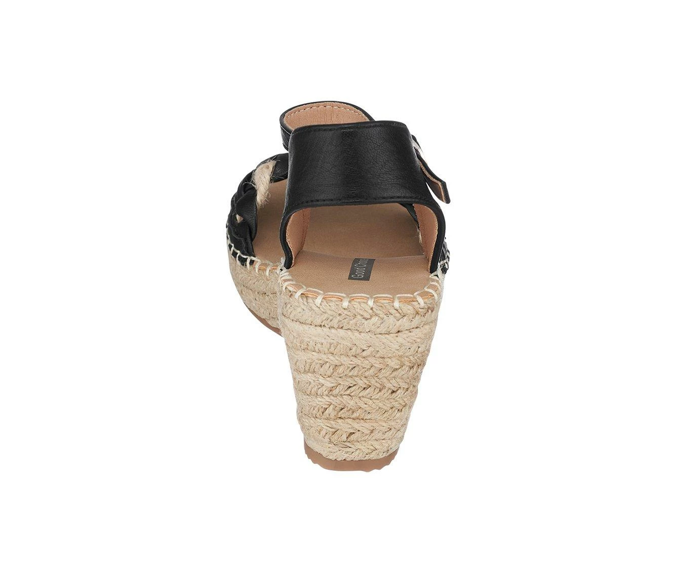 Wholesale π Women's GC π Shoes Cati Espadrille Wedge π©΄ Sandals Black π - Image 4