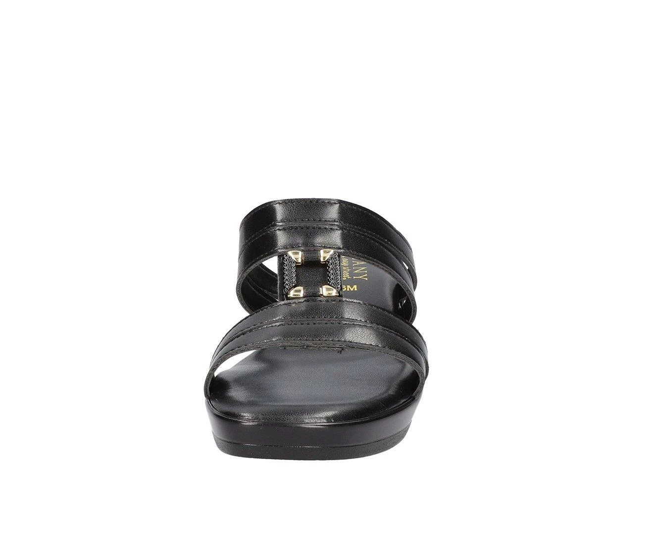 New β Women's TUSCANY BY EASY STREET Anzola Wedges Black π€© - Image 4