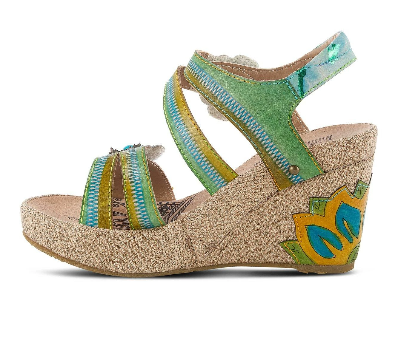 Wholesale π Women's L'Artiste Karnit Wedge π©΄ Sandals Mint Green π - Image 4