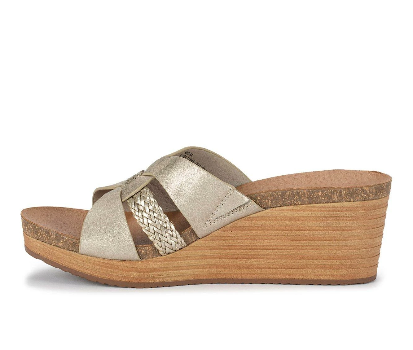 Deals π Women's Baretraps Yadora Wedge π©΄ Sandals Champagne β¨ - Image 4