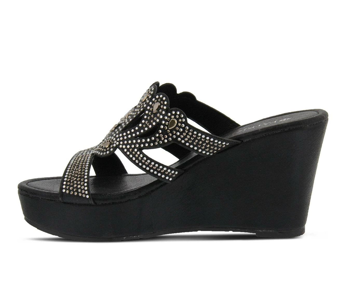 Cheap π Women's Patrizia Randili Wedge π©΄ Sandals Black π - Image 4