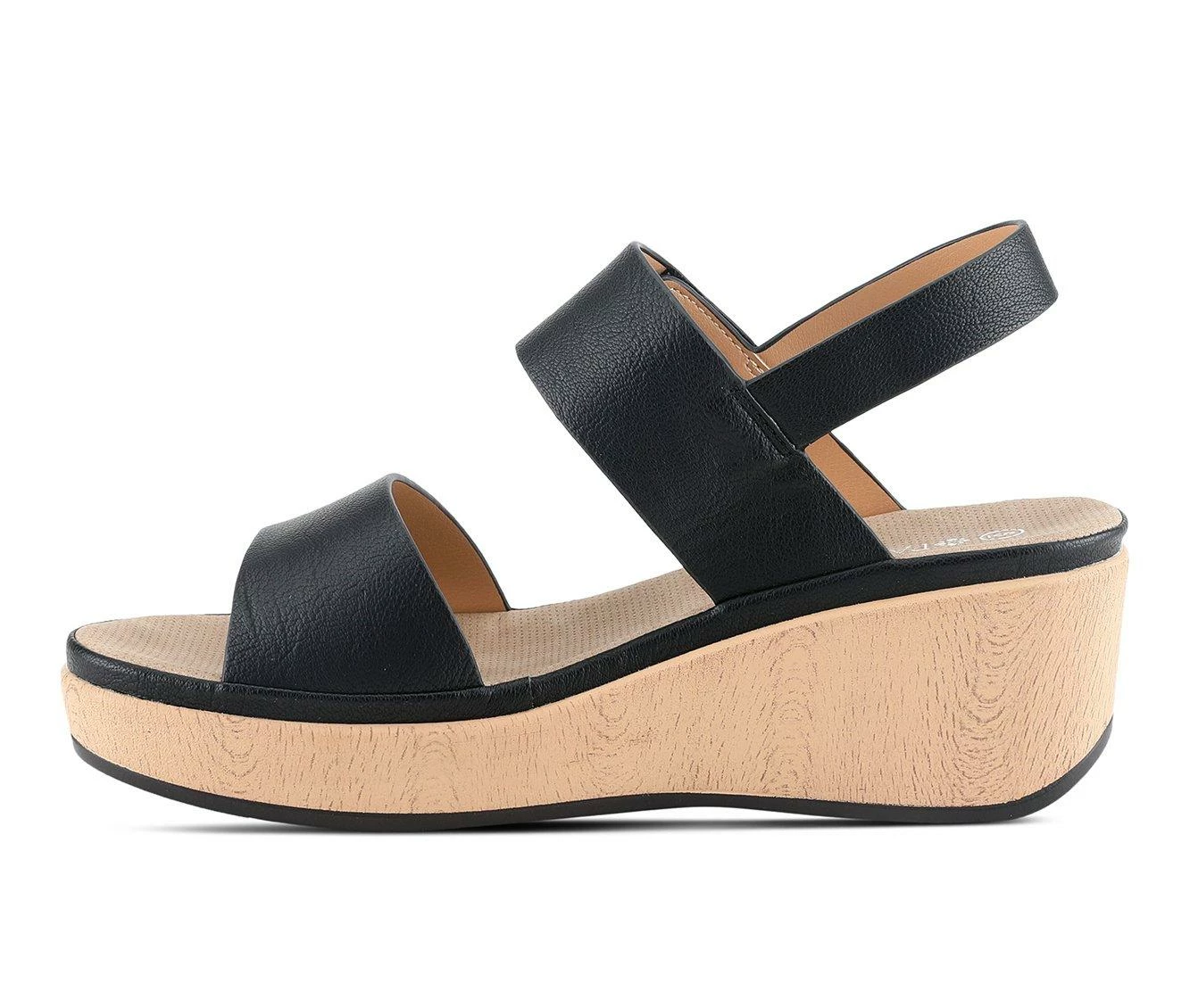 Outlet β Women's Patrizia Spelta Wedge π©΄ Sandals Black π - Image 4