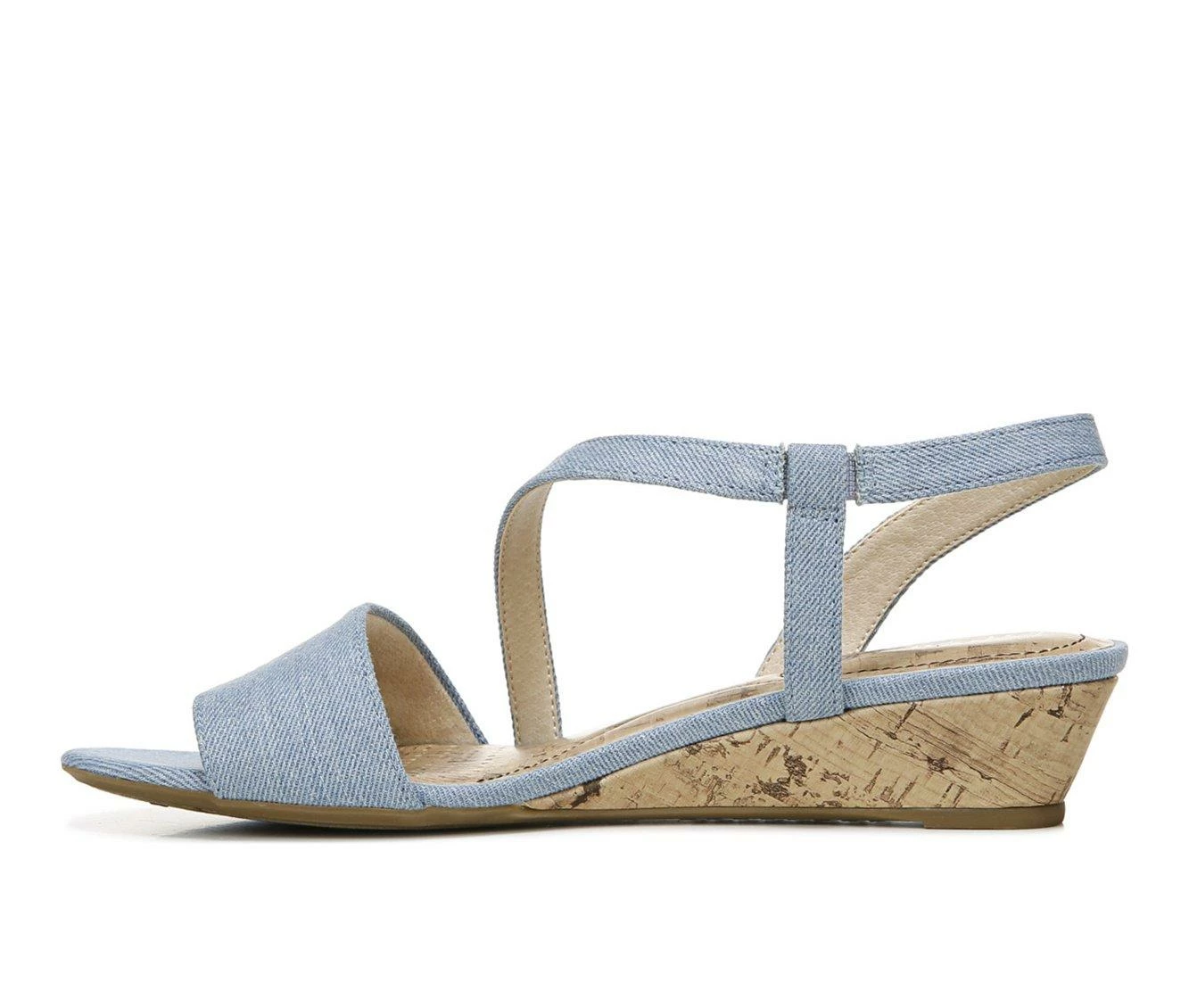 Outlet ๐ Women's LifeStride Yasmine Wedge ๐ฉด Sandals Light Blue ๐ - Image 4
